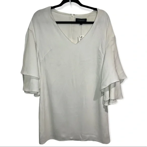 LAUNDRY by Shelli Segal dress with bell sleeves size 2 - Picture 1 of 10